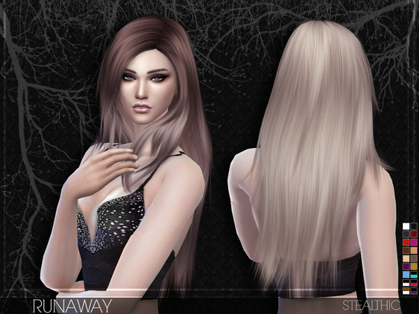 Sims 4 Runaway Female Hair by Stealthic at TSR