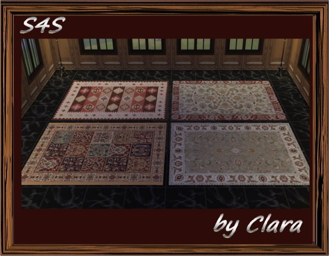 Sims 4 Rugs 2 by Clara at All 4 Sims
