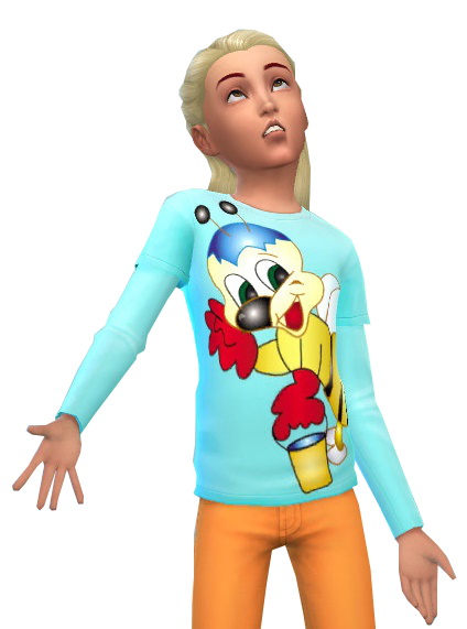 Sims 4 Bees Girl Shirt at Annett’s Sims 4 Welt