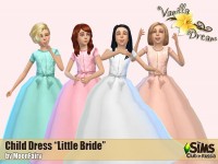 Vanilla Dream Little bride dresses at Everything for your sims