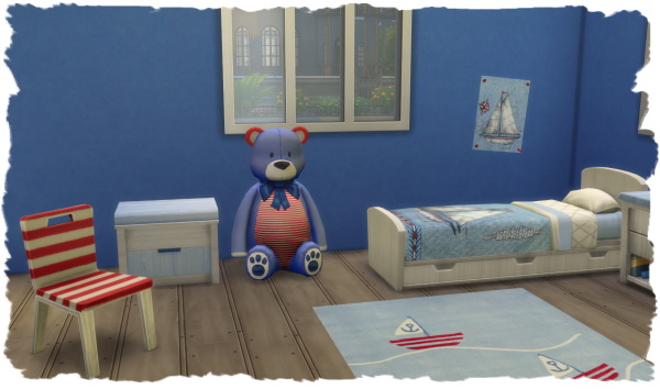 Sims 4 Kids room an walls by Chalipo at All 4 Sims