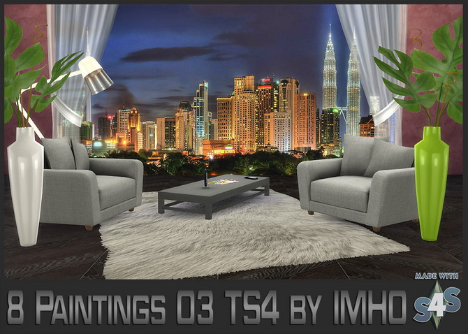 Sims 4 8 Paintings 03 at IMHO Sims 4