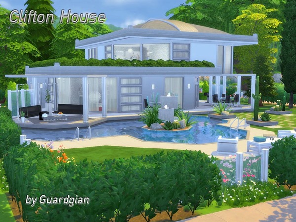 Sims 4 Clifton House by Guardgian at TSR