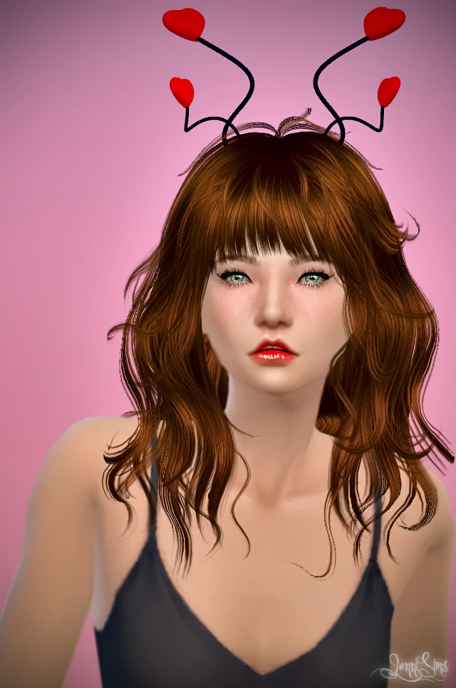 Sims 4 Fall In Love hair accessory at Jenni Sims