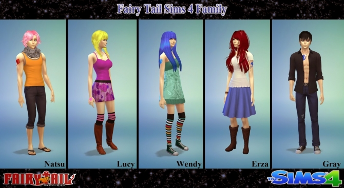 Sims 4 Fairy Tail Tattoo Set at NG Sims3