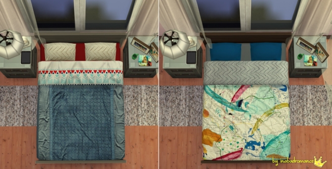 Sims 4 15 beddings Double Bed version at In a bad Romance