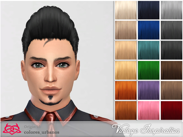 Sims 4 Male hair 01 by Colores Urbanos at TSR