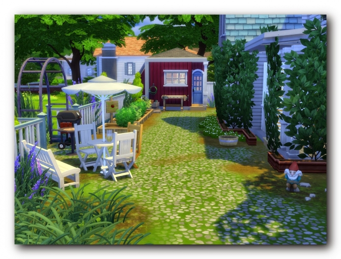 Sims 4 Provencal charm house at Architectural tricks from Dalila