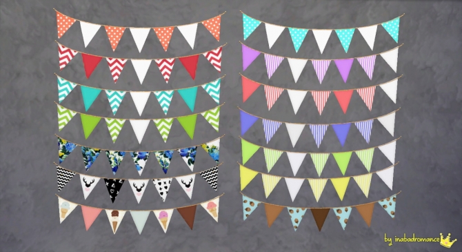 Sims 4 Paper Garlands at In a bad Romance
