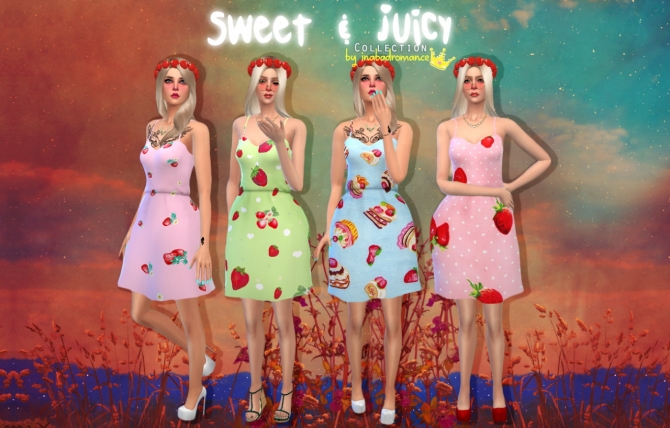 Sims 4 Swet e juicy dresses at In a bad Romance