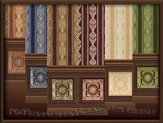 Sims 4 Renaissance wallpapers at Maruska Geo