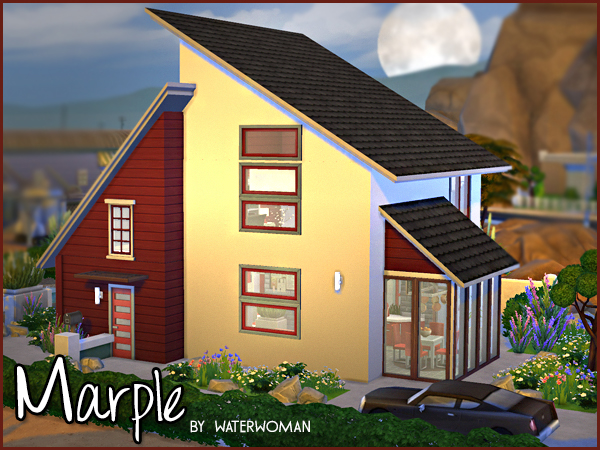 Sims 4 Marple house by Waterwoman at Akisima
