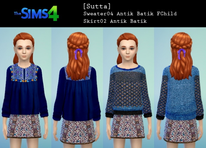 Sims 4 Antik Batik Set1 at Sutta Sims4