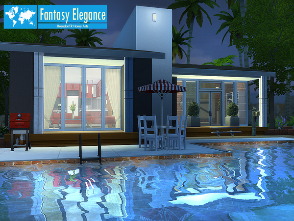 Sims 4 Fantasy Elegance home by BrandonTR at TSR