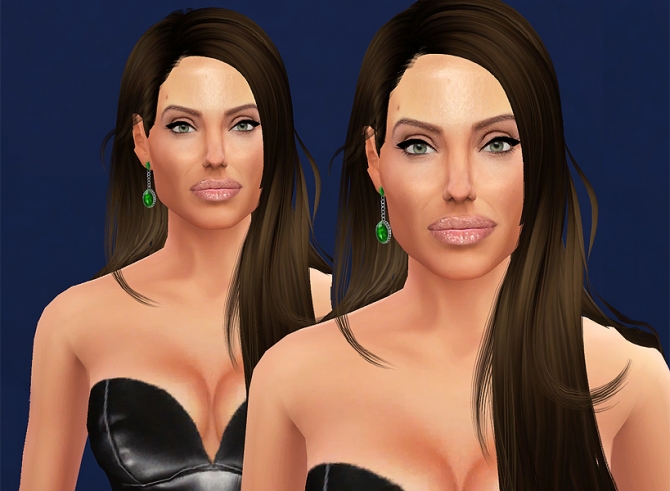 Sims 4 Angelina Jolie by Cleos at Mod The Sims