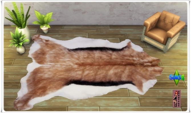 Sims 4 Fur rugs at Annett’s Sims 4 Welt