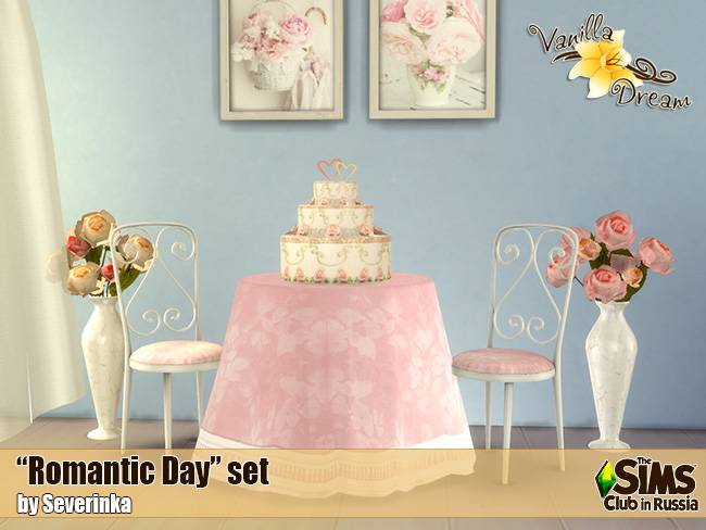 Sims 4 Vanilla Dream Romantic Day set at Sims by Severinka