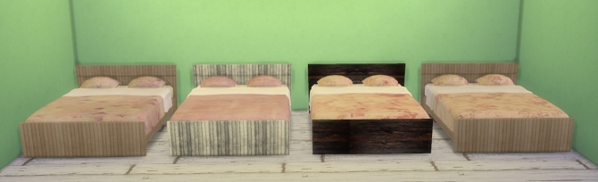 Sims 4 Romantic bedding recolors at Tacha 75