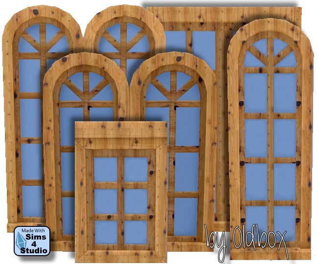 Sims 4 Windows, Doors, Bookcase by Oldbox at All 4 Sims