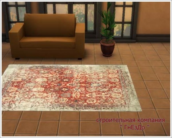 Sims 4 Russian luxury rugs at Sims by Mulena