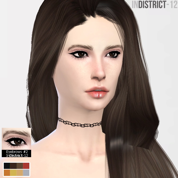 Sims 4 Eyebrows 2 at InDistrict 12