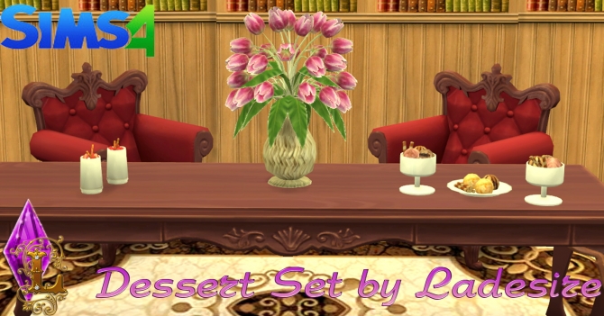 Sims 4 Dessert Set at Ladesire