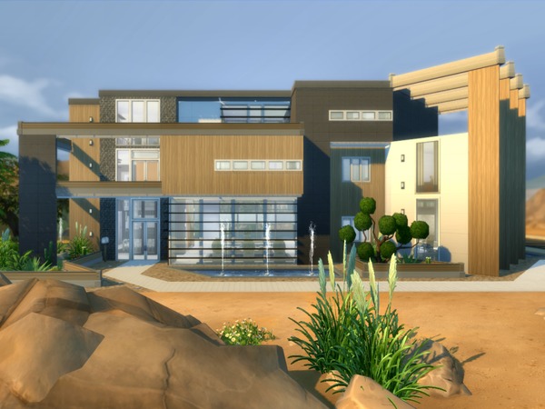 Sims 4 Journeys End house by chemy at TSR