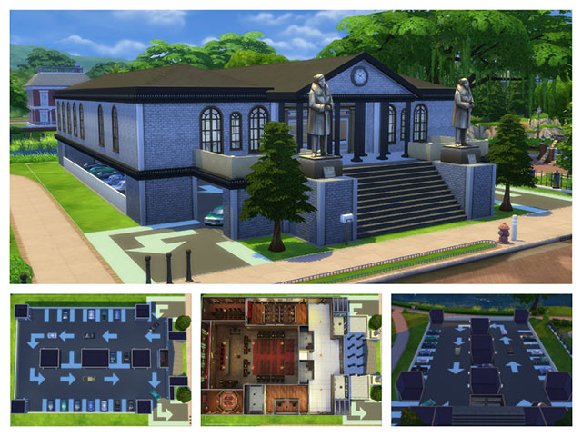 Sims 4 High Court of Sims Justice by Sim4fun at Sims Fans