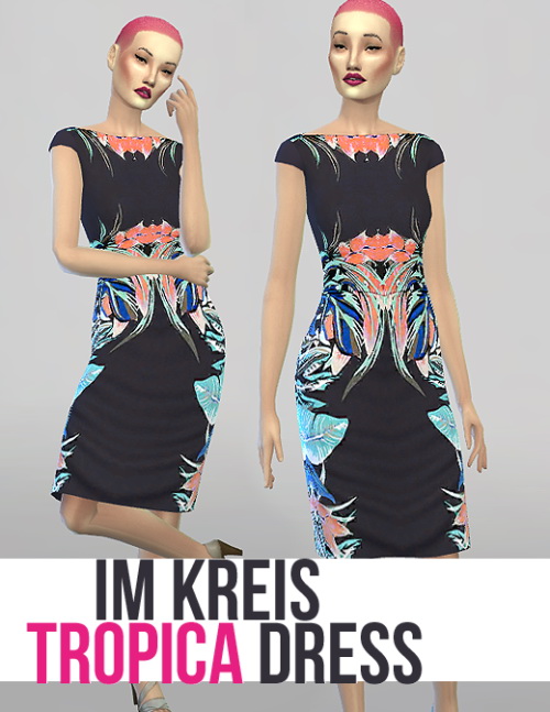 Sims 4 Tropica Dress at Ecoast