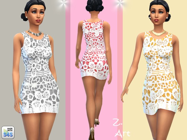 Sims 4 Spring Breeze dress by Zuckerschnute20 at TSR