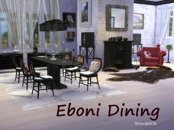 Sims 4 Dining Eboni by ShinoKCR at TSR