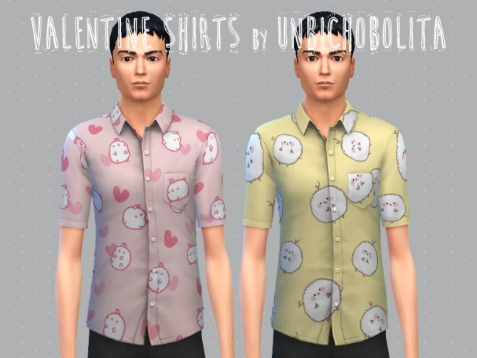 Sims 4 Valentines shirts at Un bichobolita