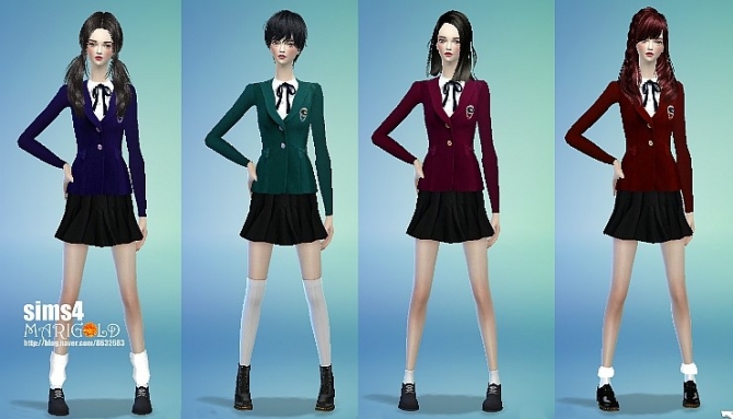 Sims 4 School uniforms at Marigold