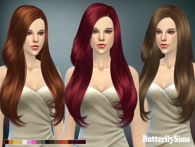 Sims 4 Hair 092 (Pay) by YOYO at Butterfly Sims