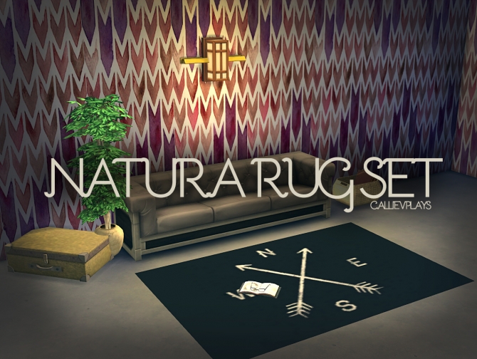 Sims 4 Natura rugs at CallieV Plays