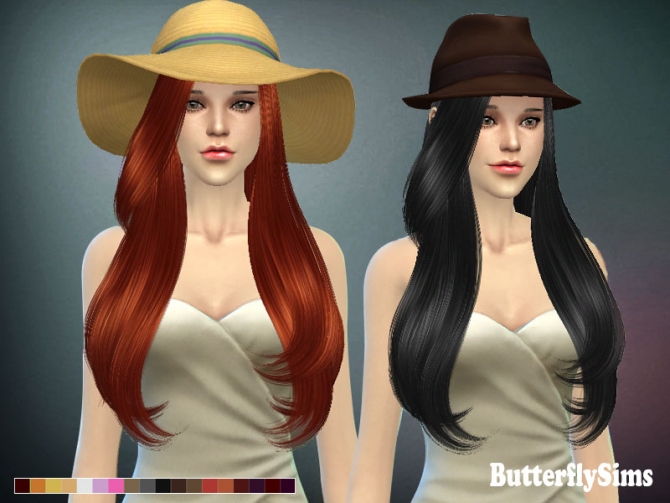 Sims 4 Hair 092 (Pay) by YOYO at Butterfly Sims