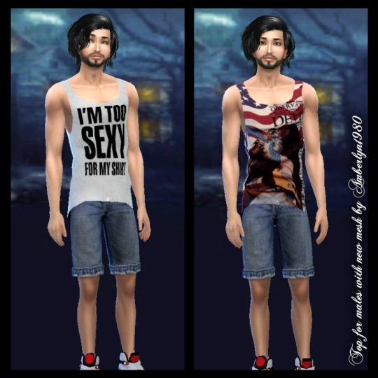 Sims 4 Tops for males at Amberlyn Designs