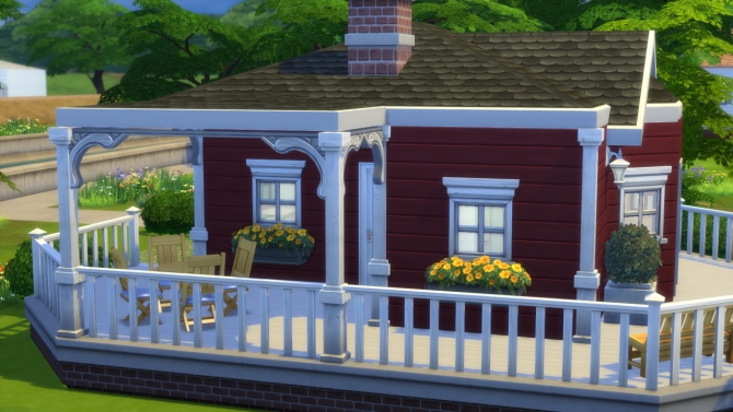 Sims 4 Swedish Starter house at Totally Sims