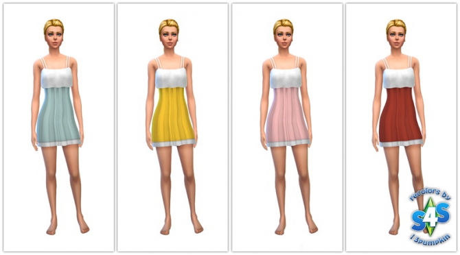 Sims 4 Dress recolors at 13pumpkin31