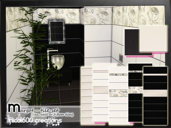 Sims 4 Margot Tile Set by nicol600 at TSR