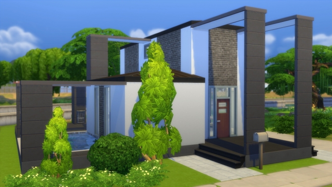 Sims 4 Modern Times 2 home at Totally Sims