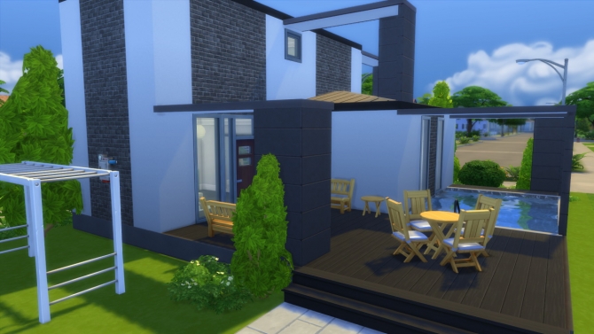 Sims 4 Modern Times 2 home at Totally Sims
