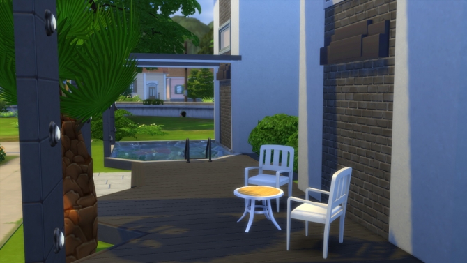 Sims 4 Modern Times villa at Totally Sims