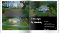 Passages house by mamaj at Simtech Sims4