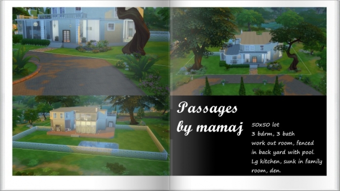 Sims 4 Passages house by mamaj at Simtech Sims4