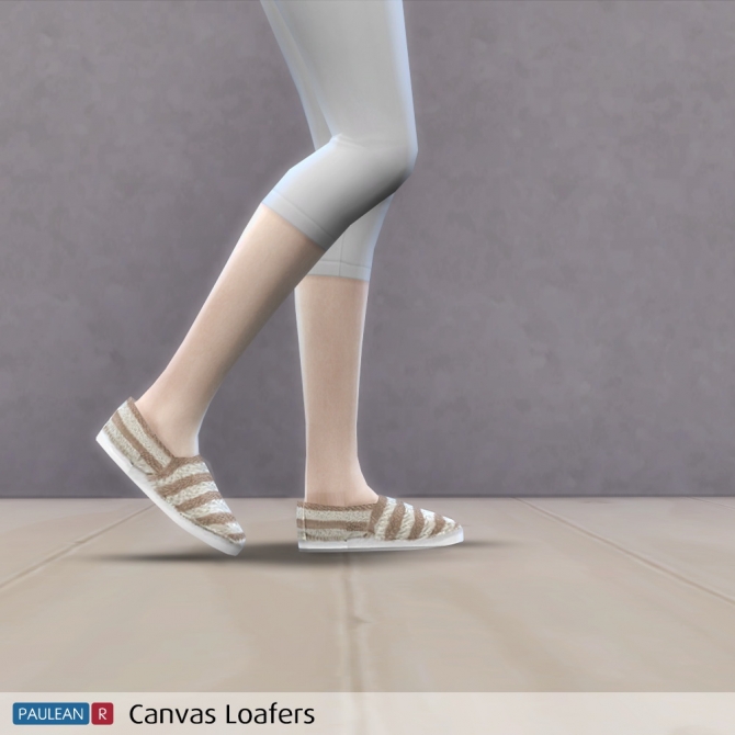 Sims 4 Canvas Loafers at Paulean R