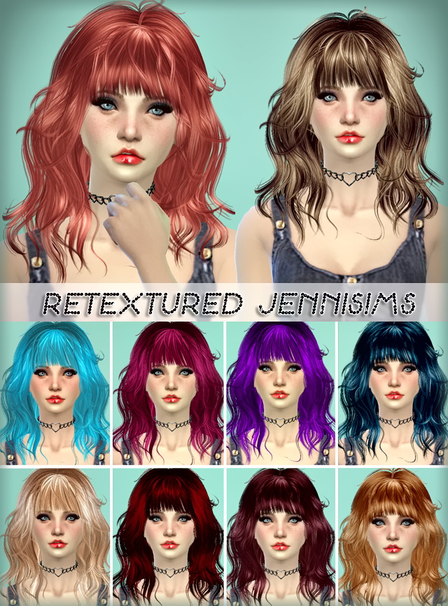 Sims 4 Newseas Gravitation and Melissa Hair retextures at Jenni Sims