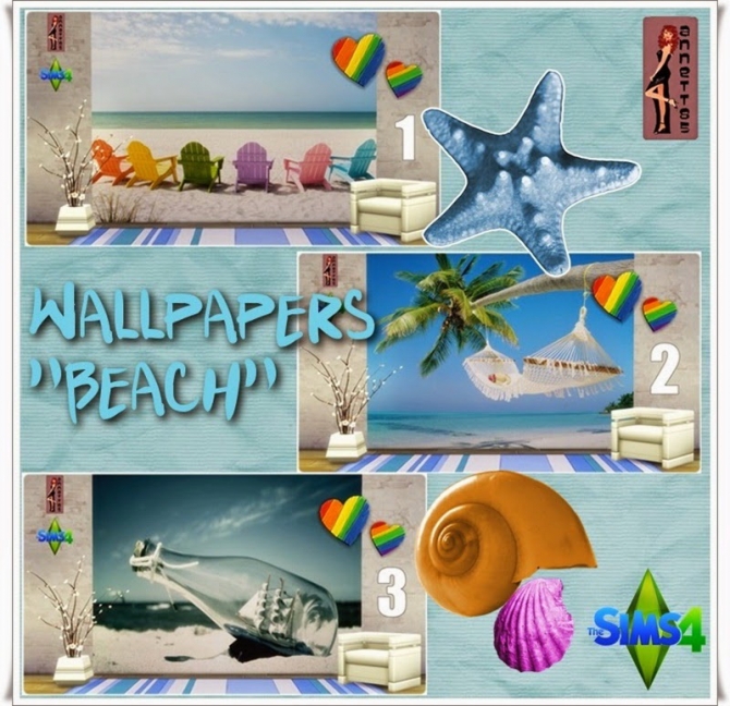 Sims 4 Beach wallpapers at Annett’s Sims 4 Welt