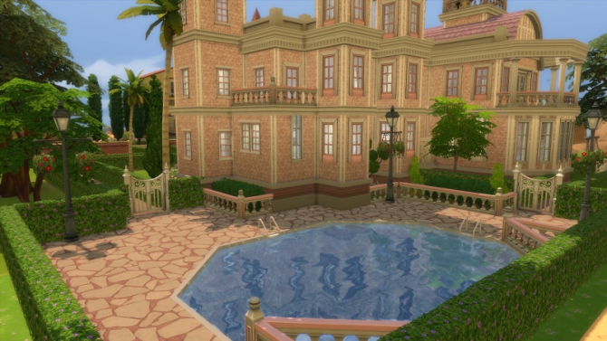 Sims 4 Valentine Castle DV by Christine at CC4Sims