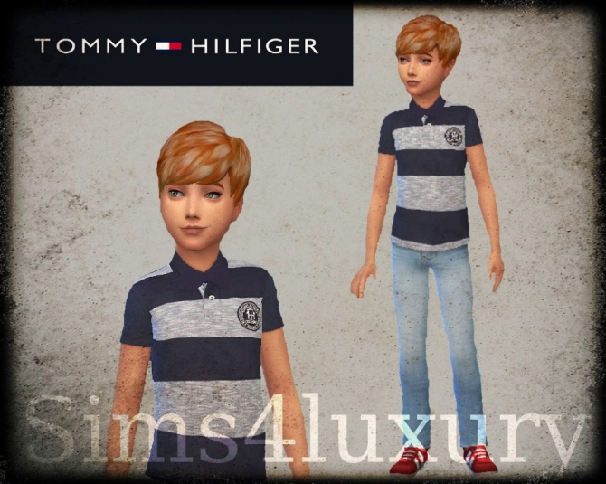 Sims 4 Polo & Jeans for boys at Sims4 Luxury